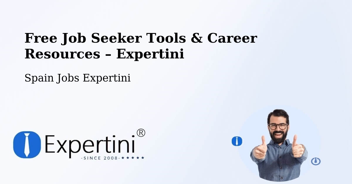 Free Job Seeker Tools & Career Resources – Sort - Sort, Spain Jobs Expertini