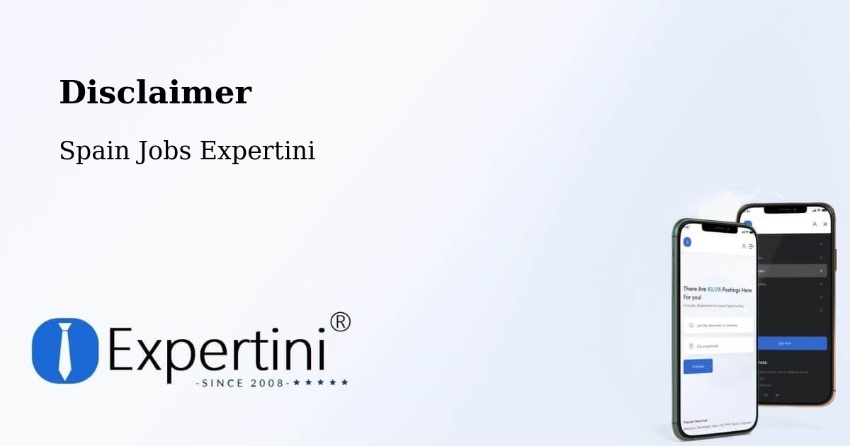 Disclaimer – Sort - Spain Jobs Expertini